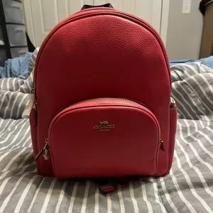 Coach | Bags | Coach Court Backpack In Fuchsia | Poshmark